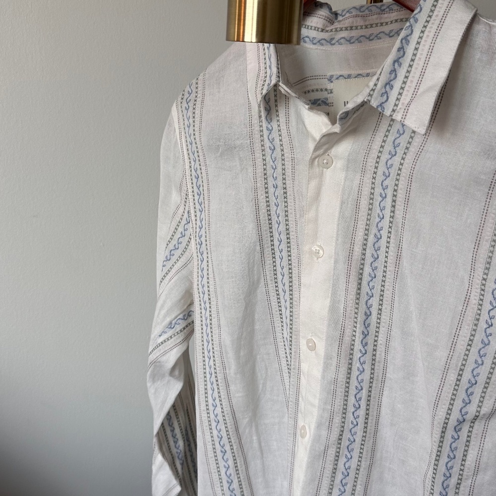 Hollister Striped Linen Shirt
